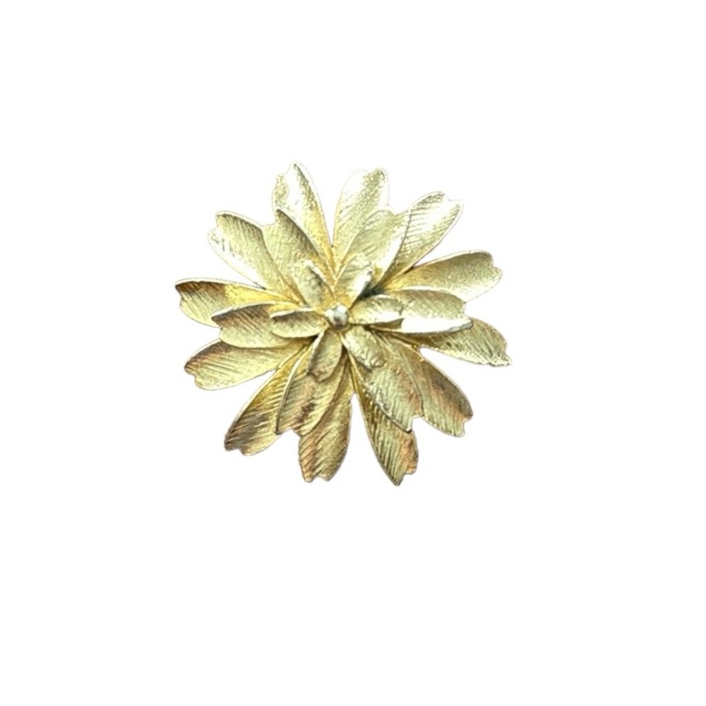 Vintage floral sweater brooch